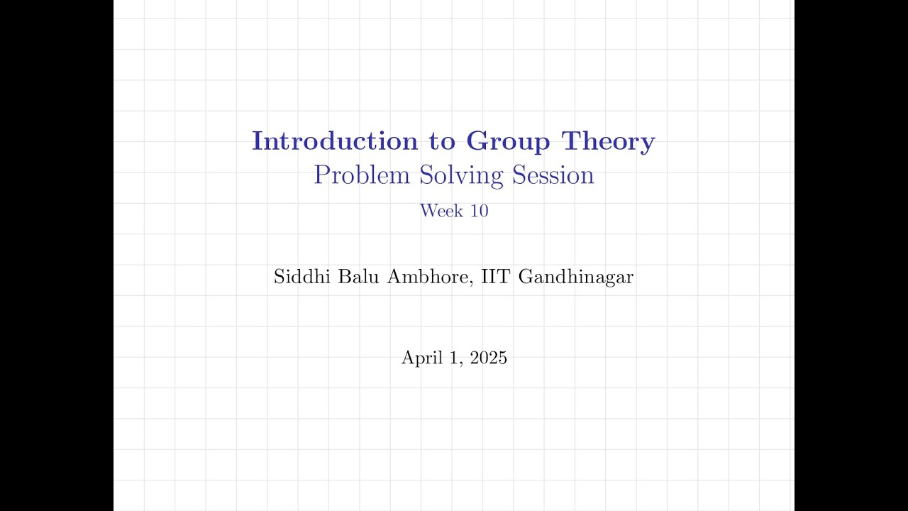 Sylow's Theorems and its Applications | Semidirect Product of Groups | Automorphisms of Groups