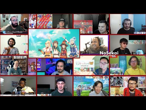 KonoSuba: God's Blessing on This Wonde... 3 ED「Ano Hi no Mama no Bokura」react mashup-この素晴らしい世界に祝福を！3