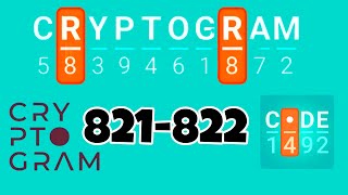 CRYPTOGRAM level 821 822