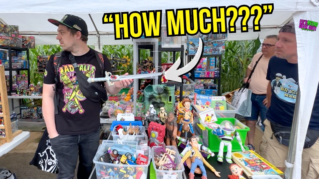 Грандиозная охота за игрушками на крупнейшем блошином рынке Бельгии — Temploux 2025