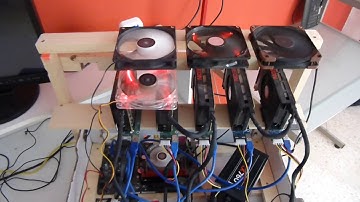 ZCASH Mining Or Bitcoin Mining with GPU 2017 - 1333 H/s at 400 watts / R9 Nano x5 Claymore 12.4