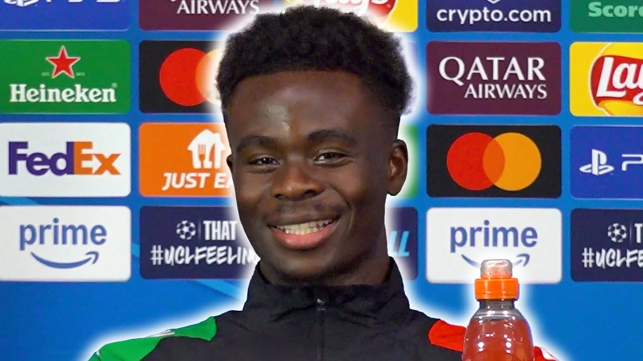 Bukayo Saka pre-match press conference | Inter Milan v Arsenal | Champions League