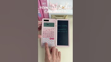 How to do Ratio calculation in NEWYES fx-991EX scientific calculator  #newyes #math #tutorial