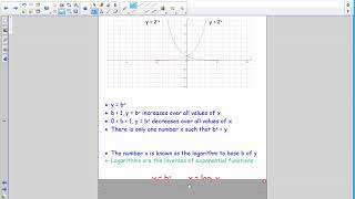 Edexcel Year 12 Chapter 14 4 Logarithms Introduction