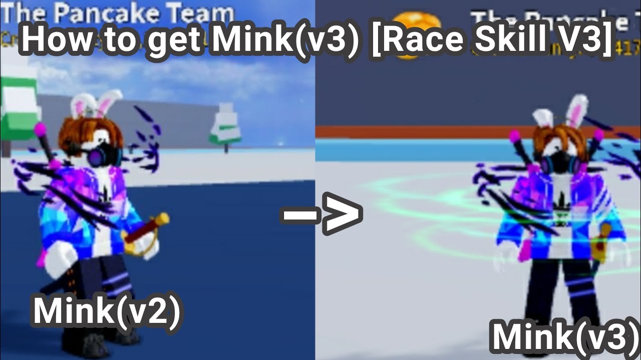 How to get Mink(v3) [Race Skill v3] in Bloxfruit 🍏 YouTube