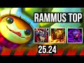 RAMMUS vs IRELIA (TOP) | 29K damage | KR Master | 25.24