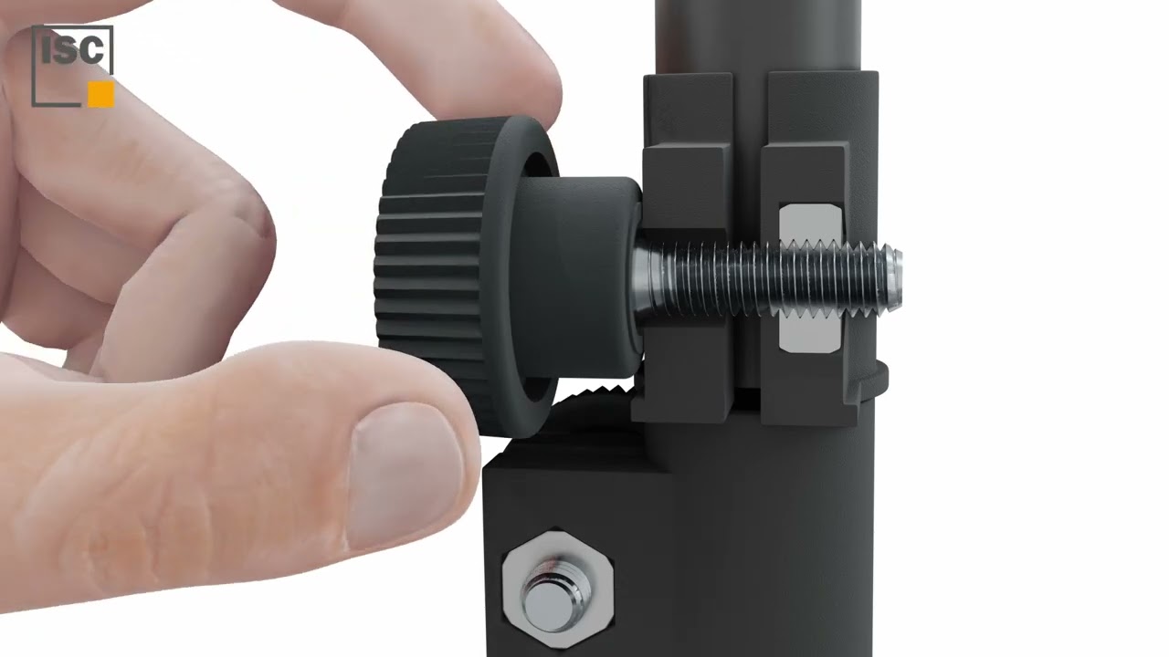 MALE KNOB WITH KNURLED HEAD - AKAAC