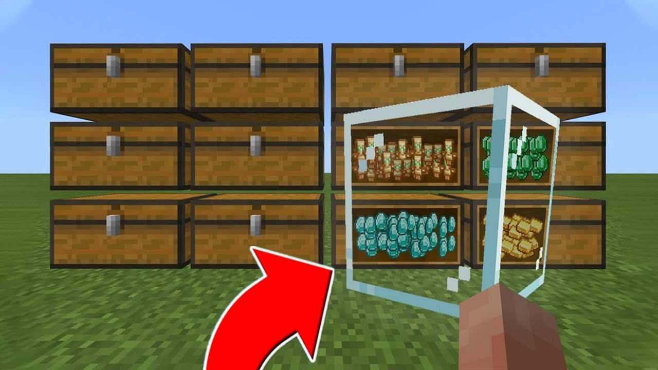 Minecraft:关于MC你不知道的小技巧!神奇的宝箱?!【梦轩dada】 - YouTube