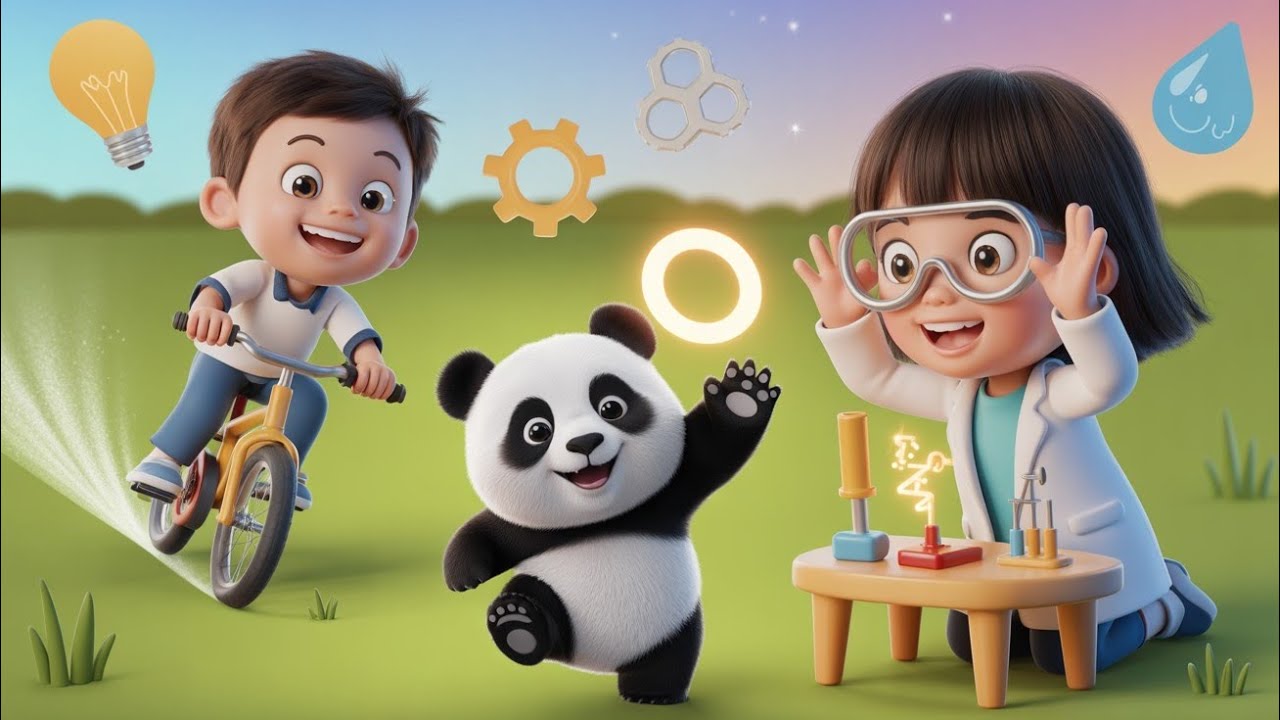 Panda Shape Song + Engineering Magic Song | बच्चों के लिए मज़ेदार सीख | Hindi Kids Cartoon