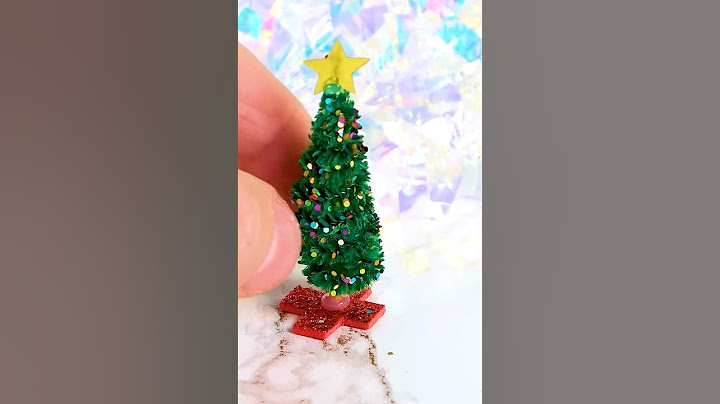 DIY mini Christmas Tree