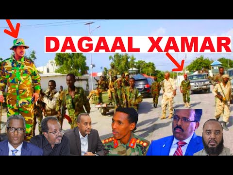 DEG DEG Kacdoon Dagaal Farmajo hadii uu soo laabto dalka Bur Bur & in Villada laga saaro Farmajo & f