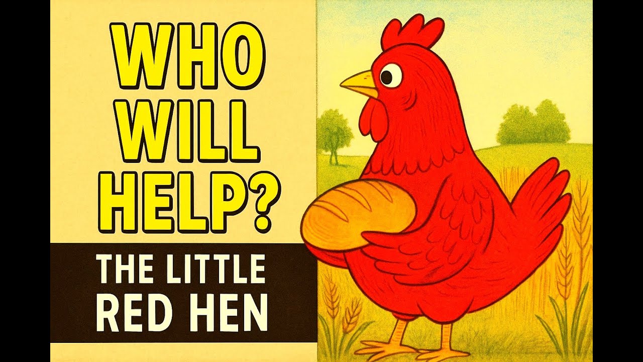 The Little Red Hen 🐔 | Read Aloud for Kids | Classic Story by Paul ...