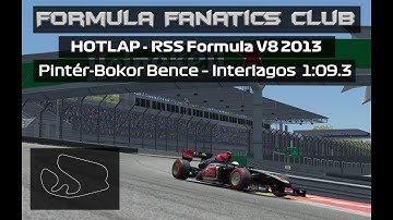 Assetto Corsa - RSS V8 2013 - Interlagos Hotlap 1:09.4 + Setup by Pintér-Bokor Bence