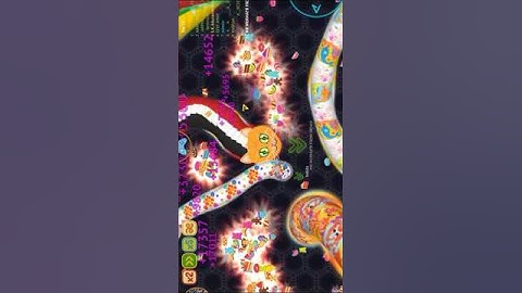 Wormate.io 2x Magic Gameplay 🐍#wormate.io#snake.io#io#viralshorts#...