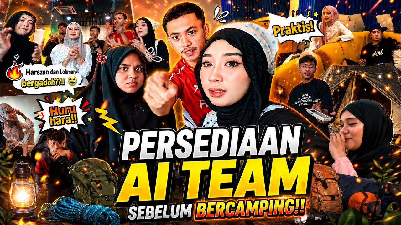 PERSEDIAAN CAMPING AITEAM‼️ PENGAKAP BANTAI TEAM LAIN ‼️