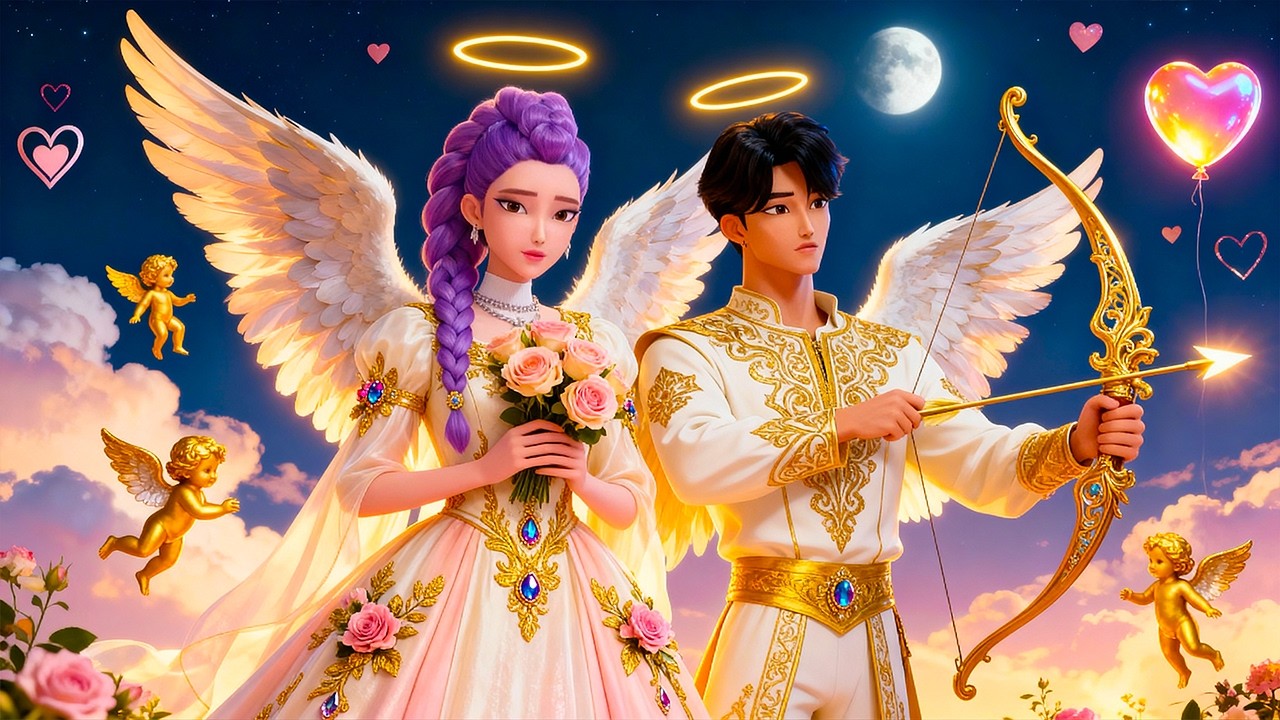 Sweet Valentine💗 Fall Into Deep Sleep with Rumi & Jinu✨ Gentle Piano Eliminate Stress, Calm The Mind