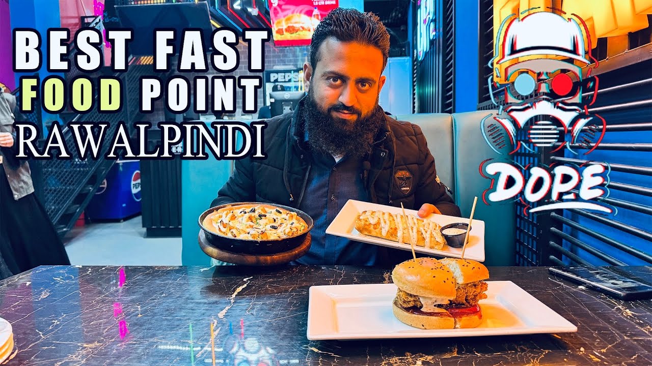 Dope | The Best Fast Food Brand In Street Food Saddar Rawalpindi | Pizza | Rolls | Zinger