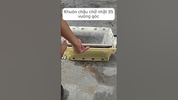 Đúc chậu từ Khuôn chậu cảnh chữ nhật 35. LH mua khuôn 0855583000 #khuonchau #khuonchaucanhCaoBang