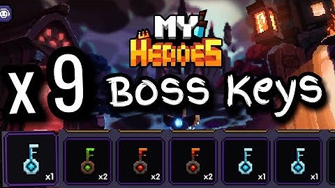 9 Boss Keys | My Heroes Dungeon Adventure Gameplay
