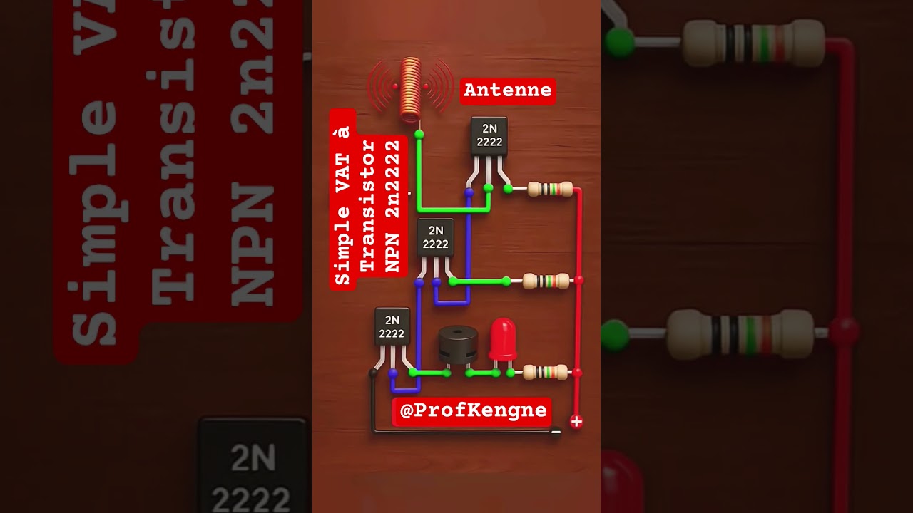 VAT à Transistor NPN 2n2222