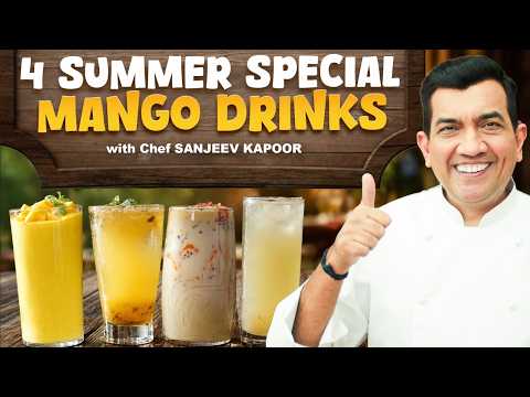 Summer Special Mango Drinks Recipes | Aam Panna, Mojito, Shake & Falooda By Chef Sanjeev Kapoor