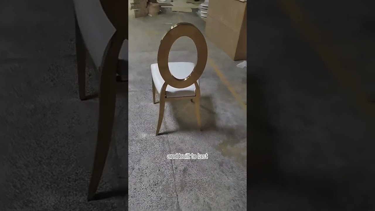 what's cheapest stainless steel chair popular stainelss steel with O back for wedding event rentals