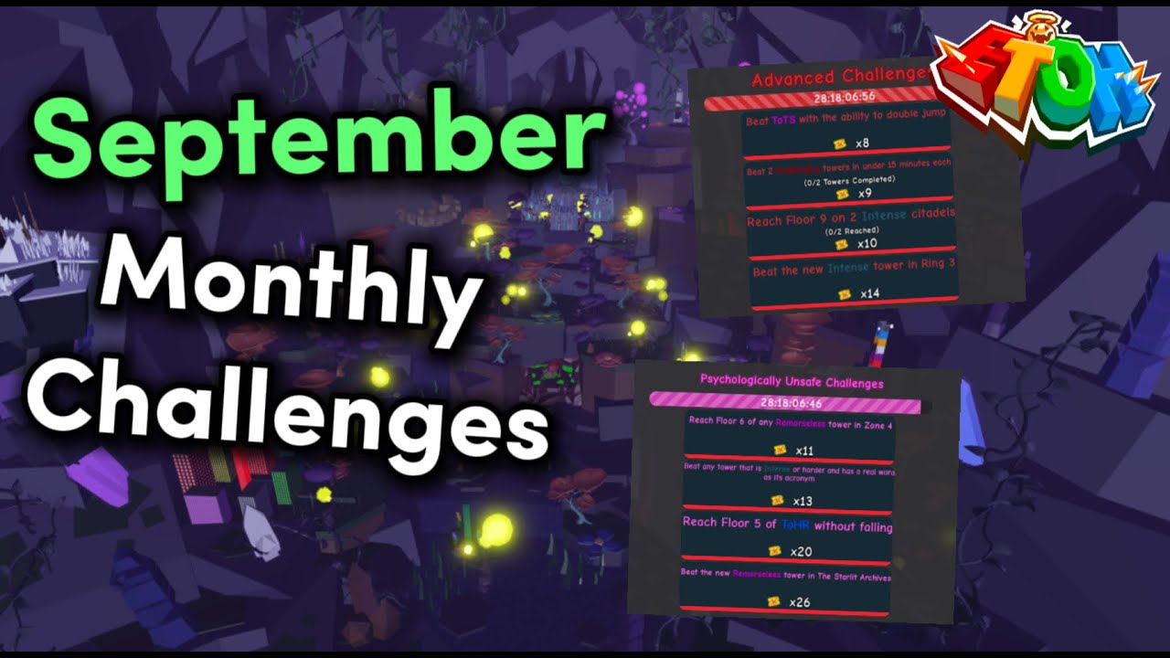 Finishing September Monthly Challenges!! | #2 | Roblox EToH