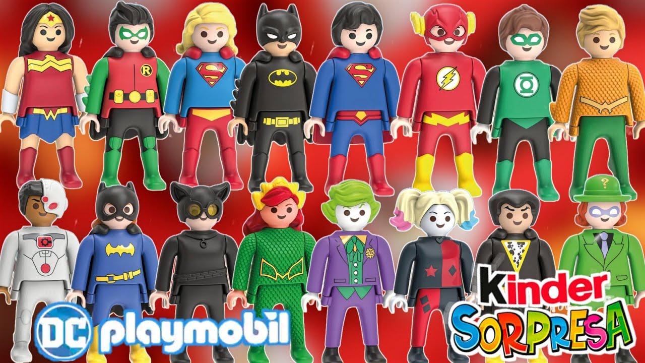 Las 16 Figuras De La Nueva Colección KINDER SORPRESA PLAYMOBIL LIGA DE ...