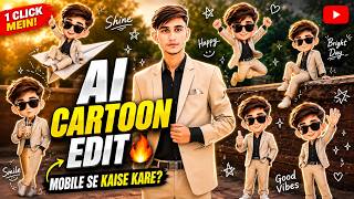 Chibi Cartoon AI Photo Editing Kaise Kare Free 😍 | Mobile Se Mini Cartoon Photo Edit screenshot 3