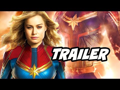 Captain Marvel Official Trailer - Avengers 4 Easter Eggs