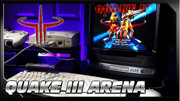 Quake III Arena - Played with Sega Dreamcast mouse and keyboard on CRT TV