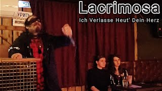 Lacrimosa - Ich Verlasse Heut&#39; Dein Herz [Live @ Poison Karaoke Bar | 26.04.2023]