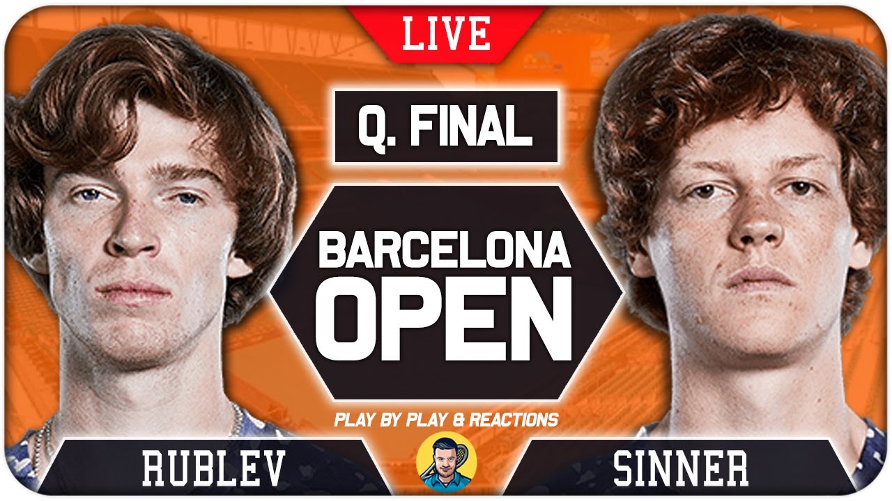 🔴 RUBLEV vs SINNER Barcelona Open 2021 LIVE Tennis Play-by-Play