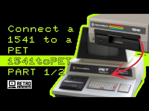 Connect a Commodore 1541 to a PET - 1541ToPET-Interface - Build along!