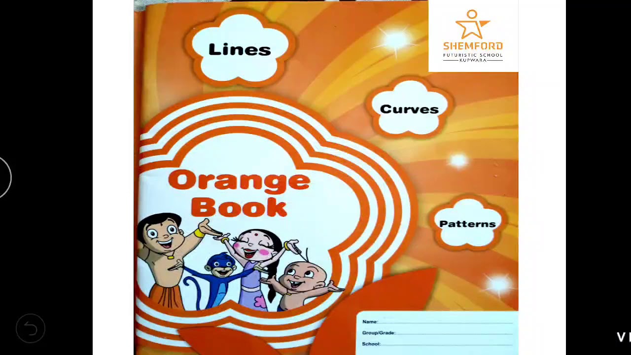 Orange book/ slanting lines/ nursery / Shemford Kupwara - YouTube