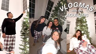 FINALLY putting up our DREAM CHRISTMAS TREE !!! | vlogmas day 11 | the Aguilars