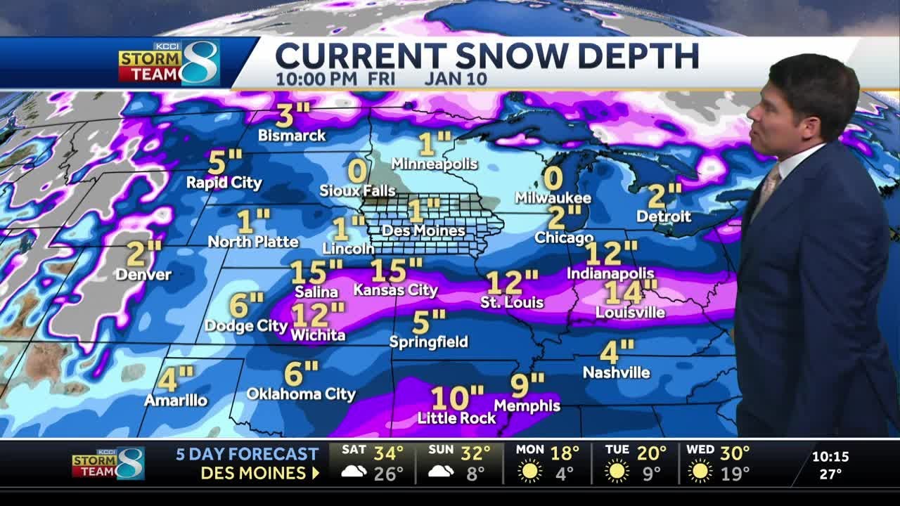 Iowa weather: Warmer weekend ahead with isolated snow flurries and ...