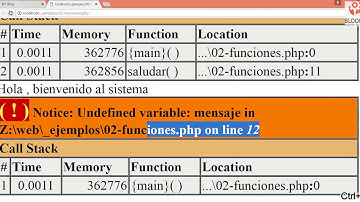 Curso BackEnd U1·28 - Funciones: Scope de las variables - PHP