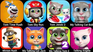 Tom Time Rush,Tom Sky Run,Tom Jetski 2,My Talking Cat Bob,Minion Rush,My Talking Cat Jack... screenshot 2