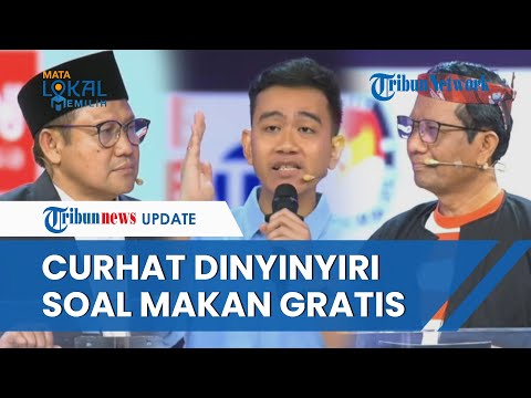 Momen Gibran Geregetan Program Makan Siang Gratis Dinyinyiri, Keluarkan &#39;Jurus&#39; Jawab Imin-Mahfud