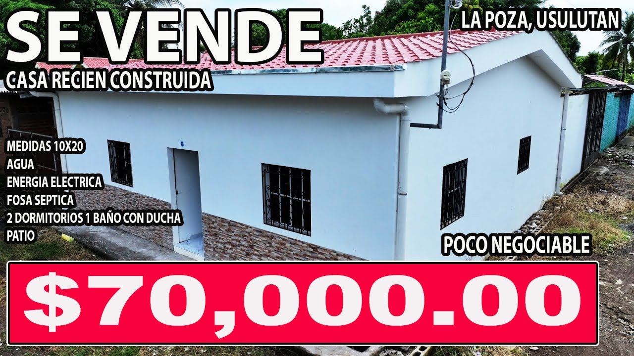 Se vende casa a estrenar Usulután NUEVO PRECIO $70 MIL POCO NEGOCIABLE | CRV EL SALVADOR