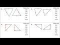 Test B (01 to 23) Proving Triangles Congruent by SSS, SAS, ASA, AAS and HL