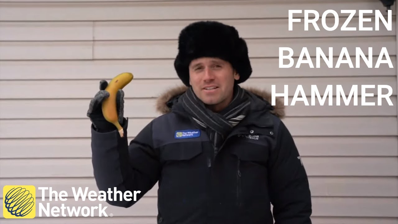 Canada is so cold you can turn a banana into a hammer