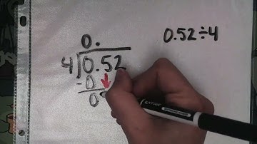 Dividing Decimals by Whole Numbers using Standard Algorithm