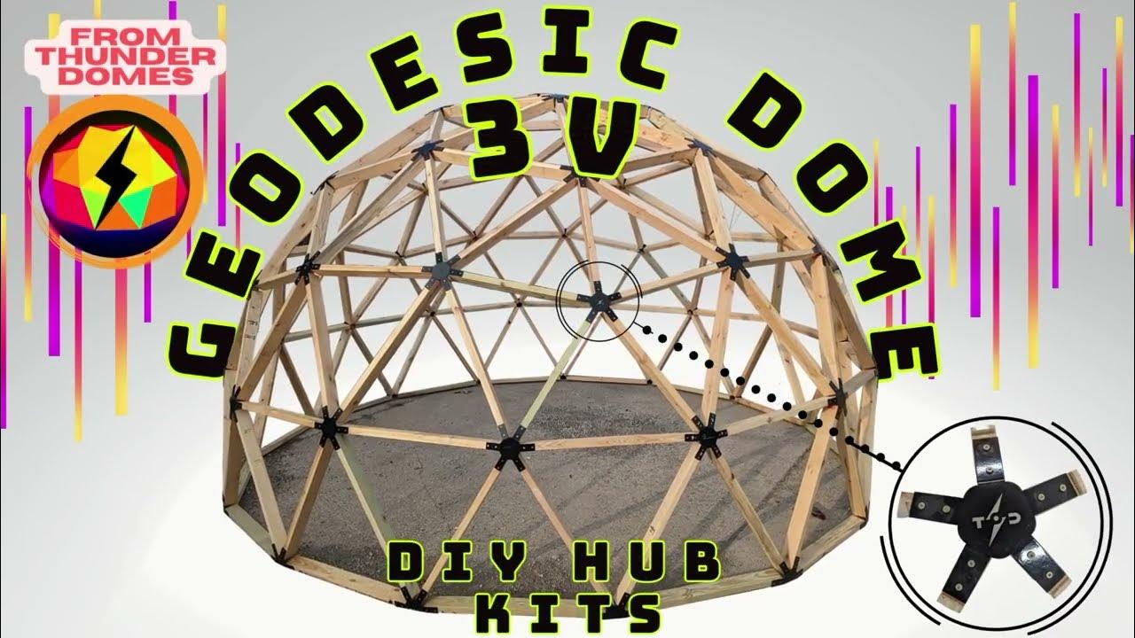 3V Geodesic Dome Hub Connector Kits by Thunder Domes YouTube