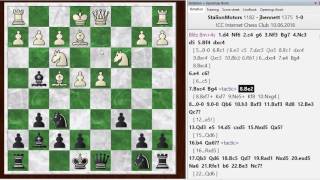 Blitz chess postmortem #660: Grunfeld defense