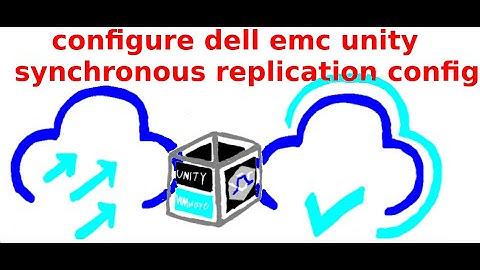 23-configure dell emc unity synchronous replication configuration آموزش