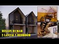 Desain Rumah Lahan 4x10M || 2 Lantai 2 Kamar Tidur || Tiny House