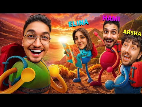 جاتون خالی رفتیم شمال🤣Big Walk🌴