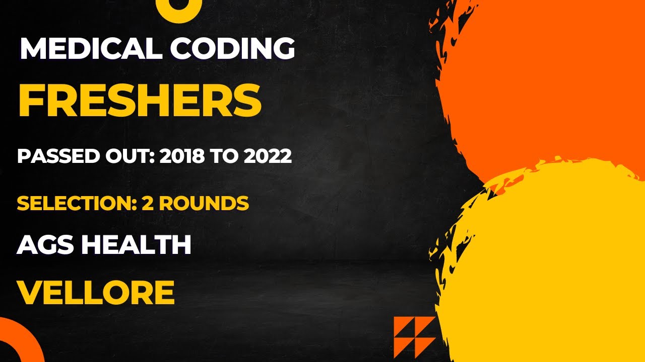 Medical Coding Jobs AGS Health Freshers Latest Jobs Job Vacancy